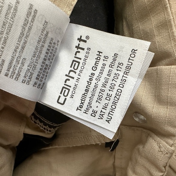 CARHARTT WIP CARGOS TAN/BEIGE - Picture 6 of 9